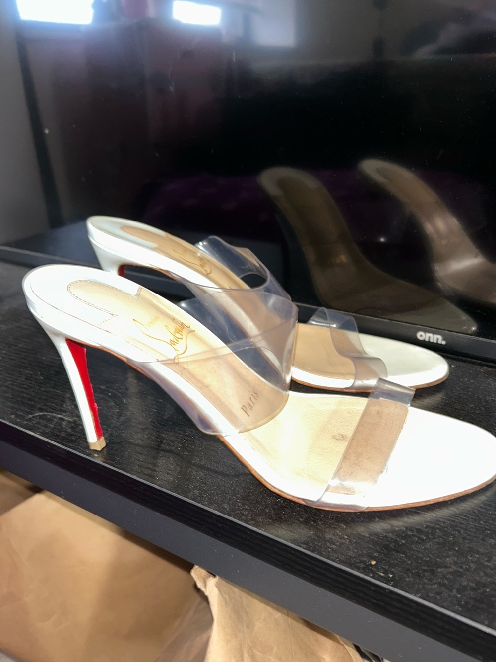 Christian Louboutin - just nothing heels 85 mm mules